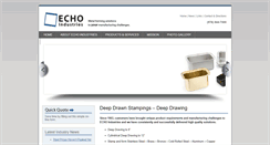 Desktop Screenshot of echoindustries.com